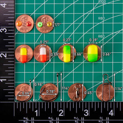20 #7 ball bearing swivels with nickel coating