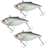 Dr.Fish lipless crankbait with chrome laser paint and 3D eyes - close-up