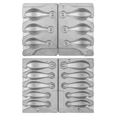 Dr.Fish Bank Sinker Mold 5-cavity for 1/2/3 oz