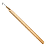 Dr.Fish fly tying tool with brass hexagon handle – front view