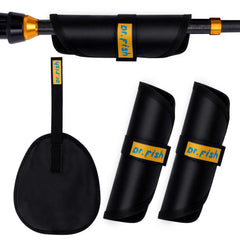 Dr.Fish lure wrap M size close-up showing oval nylon case
