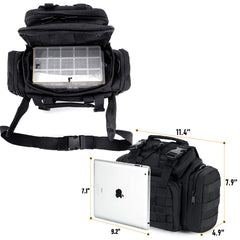 Interior compartments and padded lining