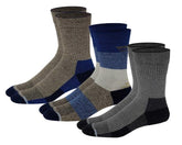 Dr. Motion compression crew socks with breathable upper mesh keep feet cool on hikes.