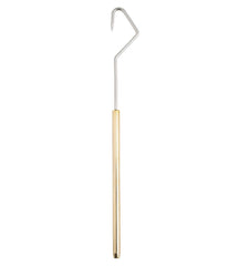 Dr. Slick Dubbing Hook Brass jumbo handle in use for dubbing