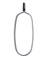Dr. Slick Hackle Pliers in stainless steel, side view highlighting durability for fly tying.