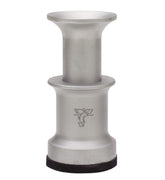 Dr. Slick Hair Stacker with brass finish enables durable hair tail creation for fly tying
