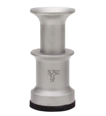 Dr. Slick Hair Stacker with brass finish enables durable hair tail creation for fly tying