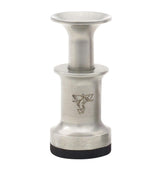 Dr. Slick Hair Stacker Small with satin finish and neoprene padded base supports stable hair stacking.
