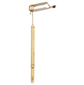Dr. Slick Rotary Hackle Plier Large — rotary jaw aids precise parachute fly tying.