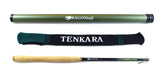 DRAGONtail Hellbender Zoom Tenkara Rod fully extended for casting