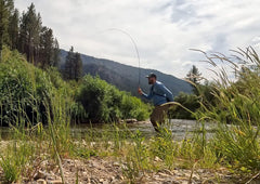 DRAGONtail Kaida zx320 soft-action with fiberglass, silky cast for trout days.