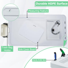 Dragosum built in sink and spray nozzle deliver water where you need it