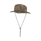 Drake Waterfowl Boonie Hat with full brim shields sun and rain for outdoor hunting.