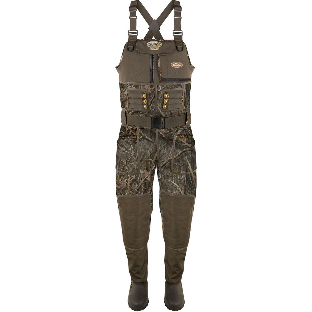 Drake Waterfowl Buckshot Eqwader side view shows reinforced external seams.