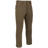 Drake Waterfowl Endurance jean-cut wader pant front view shows silent, mid-weight fabric for stealthy moves.