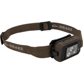 Drake Waterfowl EVO500 headlamp front beam for clear dawn visibility
