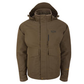 Drake Waterfowl Hardline outer shell waterproof windproof with DWR for rugged mornings.