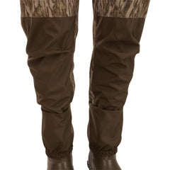 Drake Waterfowl Hardline wader side pocket emphasizes dry storage access
