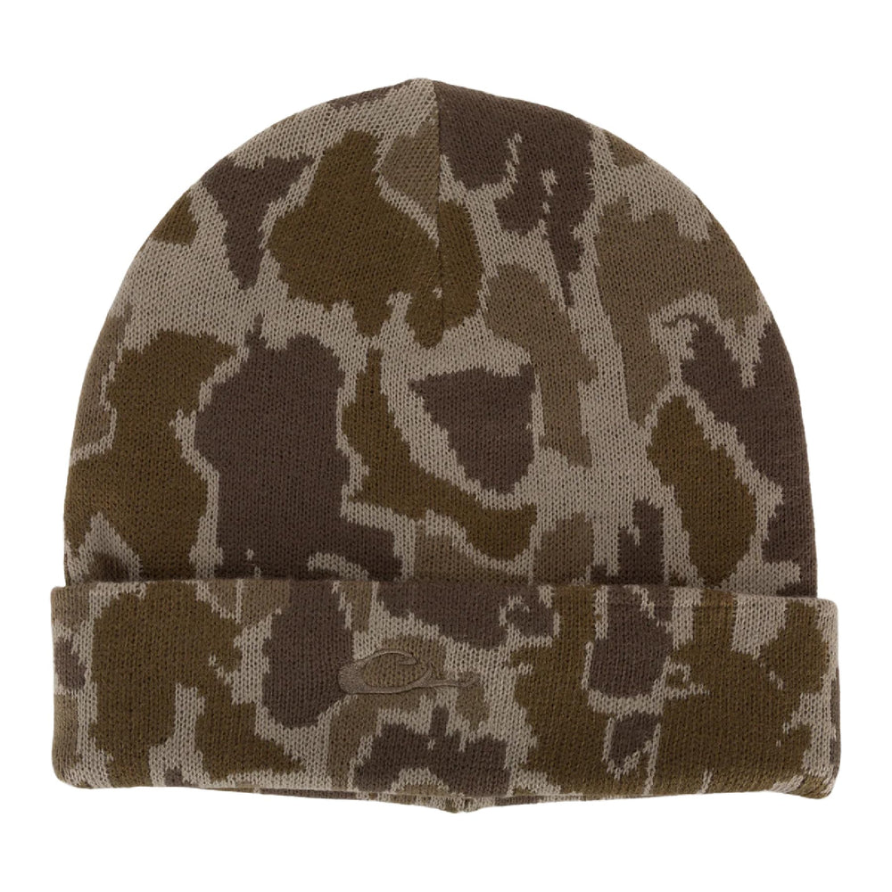 Drake Waterfowl LST Acrylic Beanie with Drake logo, warm knit beanie for hunting and outdoor activities