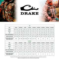 Drake Waterfowl MST Eqwader jacket windproof closure guards against gusts and rain.