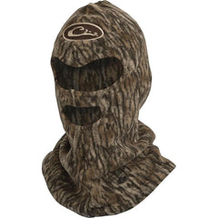Drake Waterfowl MST Face Mask back cinch secures a snug fit for cold hunting days.