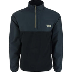 Drake Waterfowl MST quarter-zip closure close-up