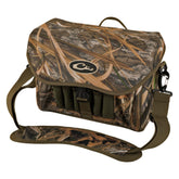 Drake Waterfowl Refuge Blind Bag strap view highlights easy carrying on hunts.