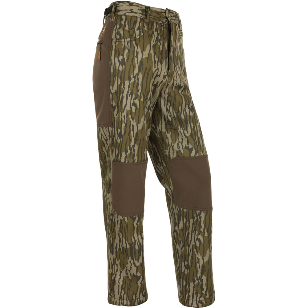 Drake Waterfowl Youth Endurance Pants front view highlighting quiet, mobile fabric.