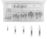 Drchoer Crappie fishing rattles kit – 56-piece plastic lure rattles, 15–26mm