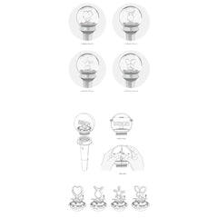Dreamus AESPA light stick battery compartment designed for quick battery swaps.