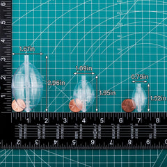 Bubble bobbers 1-1/4 inch slip cast floats for lake or stream fishing