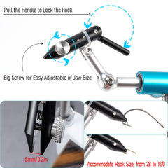 Hackle pliers for fly tying