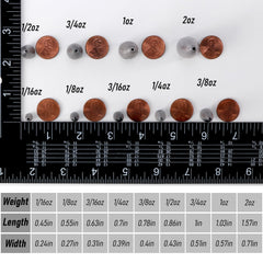 Dr.Fish polished-sinker with smooth surface reduces water friction