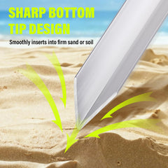 Dr.Fish sand spikes 42-inch length provide extended reach for long casts.