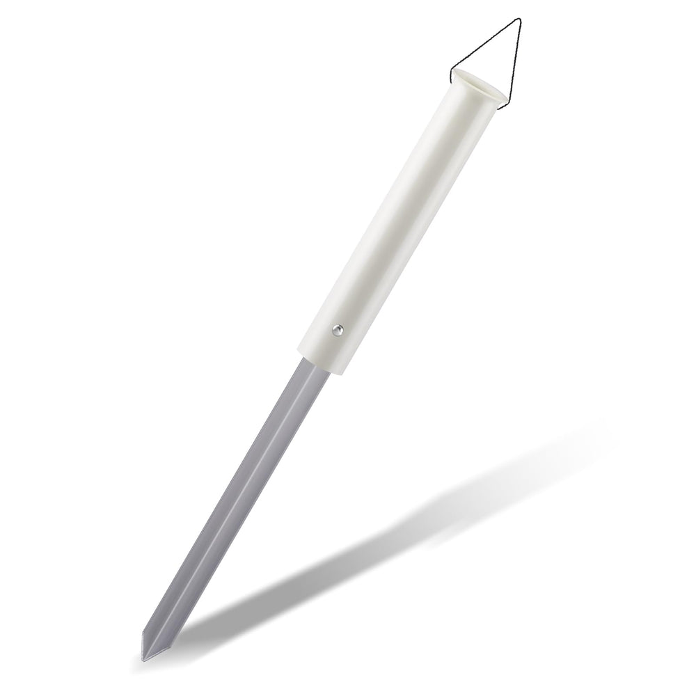 Dr.Fish sand spikes penetration-tip grips hard-packed sand for stable setup.