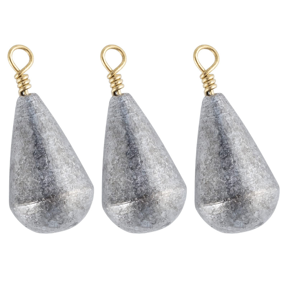 Dr.Fish teardrop sinker 1oz for precise drops and steady bottom presentation.