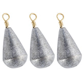 Dr.Fish teardrop sinker 1oz for precise drops and steady bottom presentation.