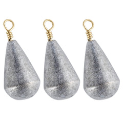Dr.Fish teardrop sinker 1oz for precise drops and steady bottom presentation.