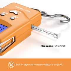 Built-in measuring tape on Dr.meter fish scale
