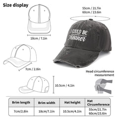 Drouerby I Could Be Meaner Hat denim look close-up highlights vintage vibe