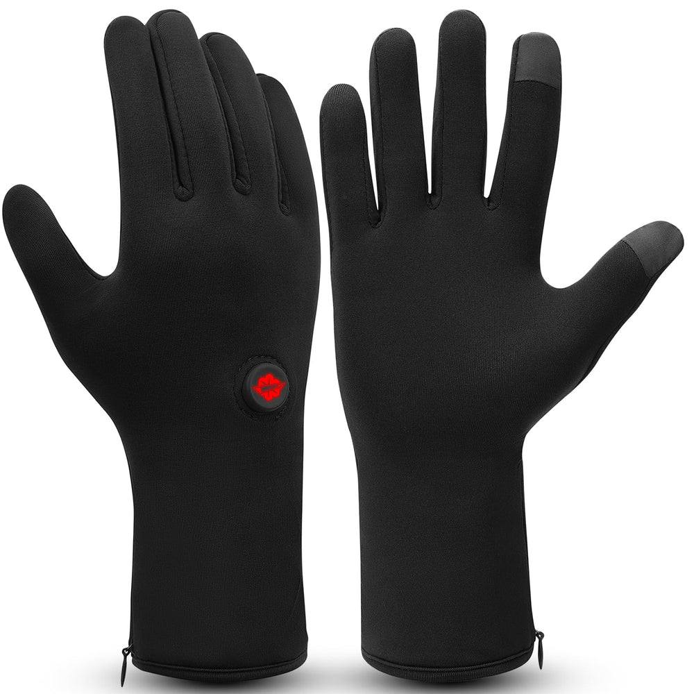 Dr.Warm heated gloves liner front view for all-day warmth during outdoor winter activities.