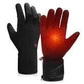 Dr.Warm heated gloves palm coverage shows full-hand warmth for outdoor work.