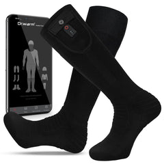 Dr.Warm heated socks with app control for adjustable warmth on the go.