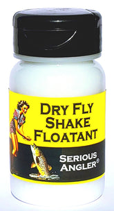 Bottle of Dry Fly Shake Floatant with USA label