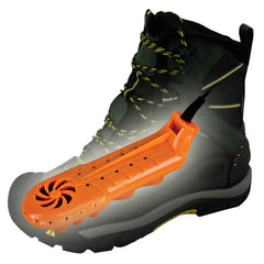 DRYGUY Travel Dry DX in use, ventilating and drying boots quickly.