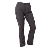 DSG Lola Convertible Pant Charcoal front view shows versatile outdoor silhouette.