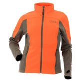 DSG Outerwear Upland Zip Up blaze orange, warm lightweight mid layer for outdoor activities.