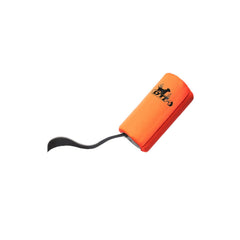 DT Systems Super-Pro Launcher Dummy in blaze orange enhances visibility for retrieves.