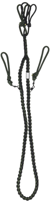 Duck Commander braided lanyard in black keeps calls organized for quick access.