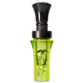 Duck Commander Jase Robertson Pro Series Duck Call in chartreuse acrylic for authentic mallard hen sound.